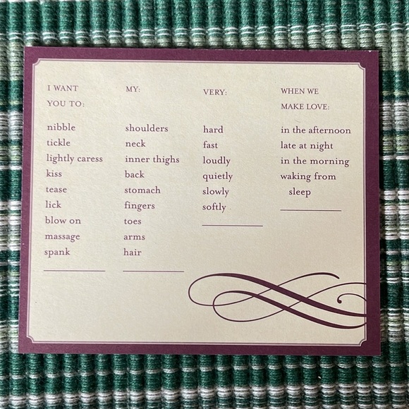 The Fantasy Book - a pillow book for Romantic fantasies - Picture 13 of 15